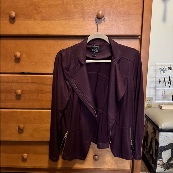 Clara sun Woo liquid leather signature jacket - Picture 3 of 3